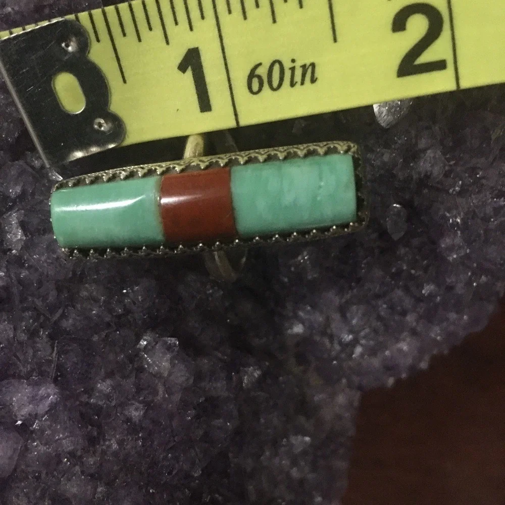 Vintage Sterling Silver‎ Turquoise Ring size 8
